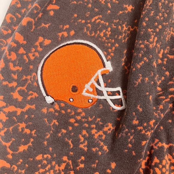 CLEVELAND BROWNS ZUBAZ Snakeskin Print Pants Size L Helmet Logo - Picture 4 of 8